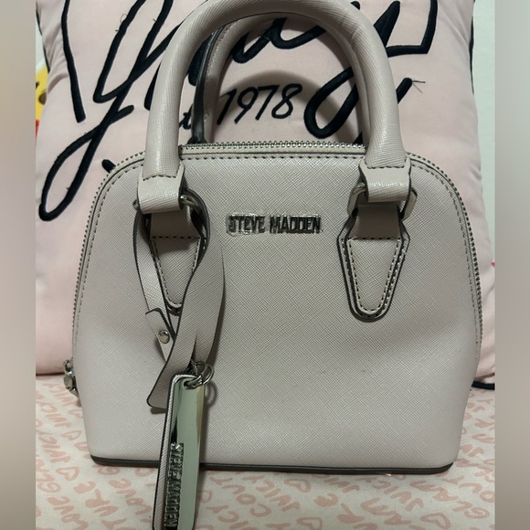 Steve Madden Cream Satchel - Picture 2 of 3